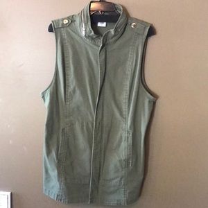 Cabi army green vest